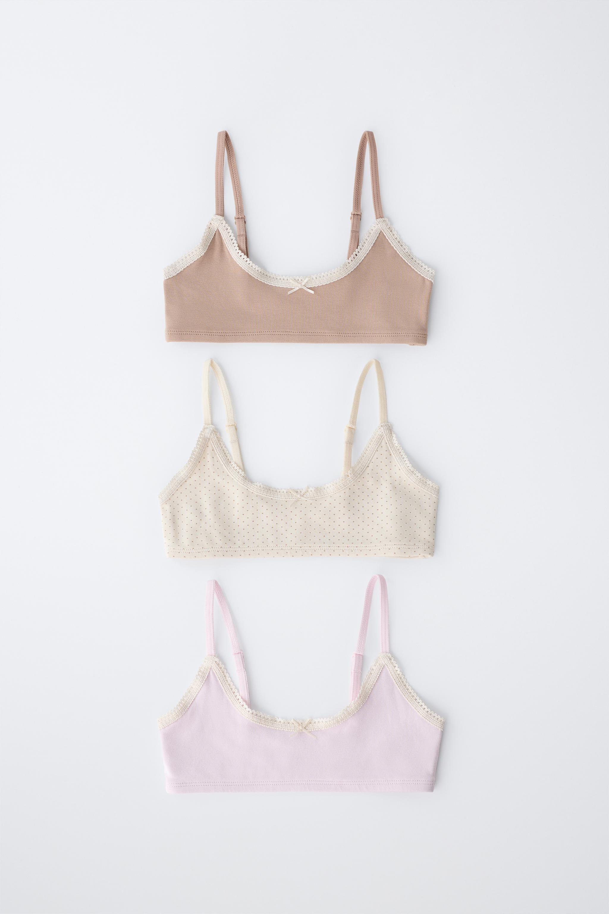 9-14 ANS/ LOT TROIS TOPS À POIS